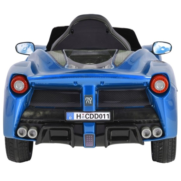 Masina Electrica Copii Moni Liberty blue 12V 7Ah, 3 Viteze 3-8 km/h, Telecomanda 2.4GHz, Bluetooth, LED, Roti EVA