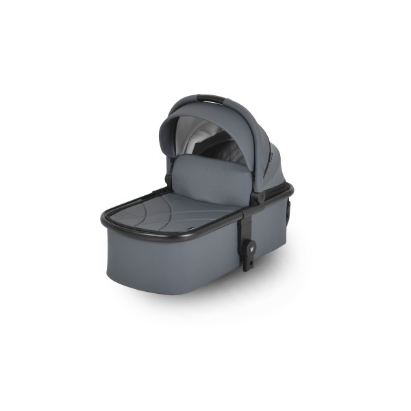 Cărucior 3in1 Cangaroo Joker Grey, Cadru Aluminiu, Scaun Auto i-SIZE Inclus, Pliere Semiautomată, Copertină UV50+, 0-4 Ani