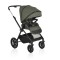 Cărucior 3in1 Cangaroo Joker Green, Cadru Aluminiu, Scaun Auto i-SIZE Inclus, Pliere Semiautomată, Copertină UV50+, 0-4 Ani