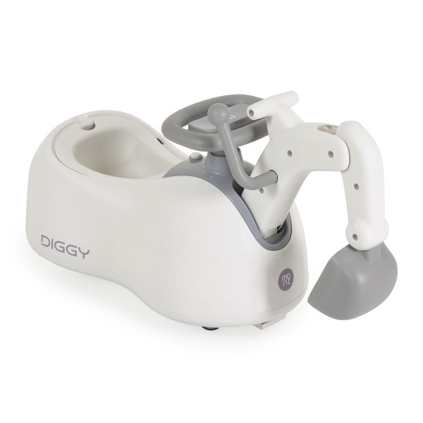 Excavator multifuncțional copii Moni Diggy 4 în 1, mașinuță, balansoar, oliță, 12 luni+, 25 kg