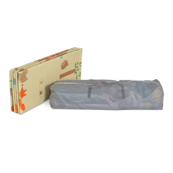 Țarc de joacă Moni GameZone Mint, 6-36 luni, 200x180 cm, covoras XPE, bile colorate, cos baschet, pliabil