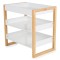 Masa de Infasat Cangaroo Timber din Lemn de Pin, 2 Rafturi Depozitare, pentru Saltea 50x70 cm