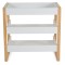 Masa de Infasat Cangaroo Timber din Lemn de Pin, 2 Rafturi Depozitare, pentru Saltea 50x70 cm