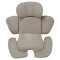 Scaun Auto Moni Aventura Beige 40-150 cm R129 i-Size, 0-12 ani, Pozitie somn, Protecție Laterală