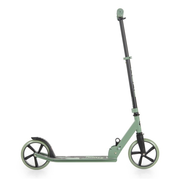 Trotineta Pliabila Byox Storm Green din Aluminiu, Ghidon Reglabil 90-99 cm, 6+ Ani, Max 100 kg, Roti 200 mm