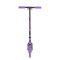 Trotineta Pliabila Byox Storm Liliac din Aluminiu, Ghidon Reglabil 90-99 cm, 6+ Ani, Max 100 kg, Roti 200 mm