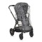 Cărucior 2in1 Cangaroo I Click Gray, Cadru Aluminiu, Pliere One Touch, Scaun Reversibil, Coș Nou-Născut Inclus, 0-4 Ani