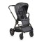 Cărucior 2in1 Cangaroo I Click Gray, Cadru Aluminiu, Pliere One Touch, Scaun Reversibil, Coș Nou-Născut Inclus, 0-4 Ani