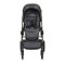 Cărucior 2in1 Cangaroo I Click Gray, Cadru Aluminiu, Pliere One Touch, Scaun Reversibil, Coș Nou-Născut Inclus, 0-4 Ani