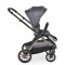 Cărucior 2in1 Cangaroo I Click Gray, Cadru Aluminiu, Pliere One Touch, Scaun Reversibil, Coș Nou-Născut Inclus, 0-4 Ani
