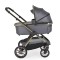 Cărucior 2in1 Cangaroo I Click Gray, Cadru Aluminiu, Pliere One Touch, Scaun Reversibil, Coș Nou-Născut Inclus, 0-4 Ani