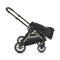 Cărucior 2in1 Cangaroo I Click Black, Cadru Aluminiu, Pliere One Touch, Scaun Reversibil, Coș Nou-Născut Inclus, 0-4 Ani