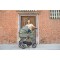 Cărucior 2in1 Cangaroo I Click Green, Cadru Aluminiu, Pliere One Touch, Scaun Reversibil, Coș Nou-Născut Inclus, 0-4 Ani
