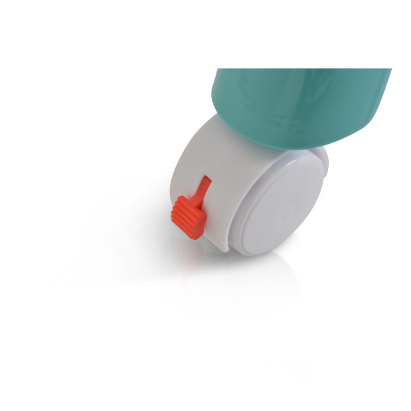 Scaun de masă copii 6–36 luni, Cangaroo Kimchi Turquoise reglabil pe înălțime, spătar înclinabil, tavă dublă, centură 5 puncte