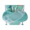 Scaun de masă copii 6–36 luni, Cangaroo Kimchi Turquoise reglabil pe înălțime, spătar înclinabil, tavă dublă, centură 5 puncte
