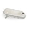 Suport de baie bebe Cangaroo Havana White cu termometru, pliabil, antiderapant, reglabil, 0–12 luni