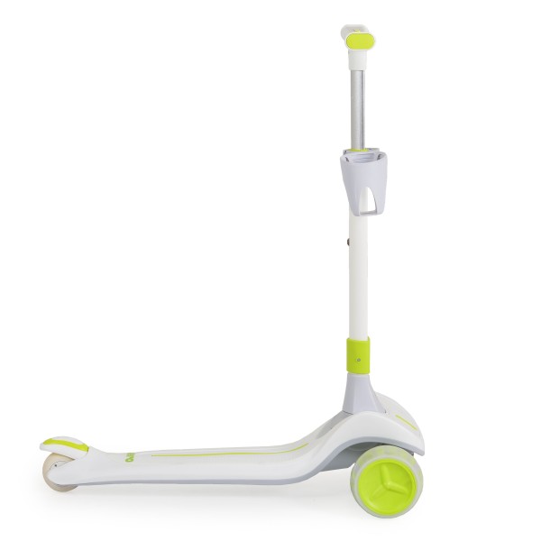 Trotineta copii Byox Aero Lime Green, pliabila, ghidon reglabil 5 niveluri, lumini fara baterii, 3+ ani, 50 kg