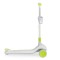 Trotineta copii Byox Aero Lime Green, pliabila, ghidon reglabil 5 niveluri, lumini fara baterii, 3+ ani, 50 kg