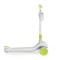 Trotineta copii Byox Aero Lime Green, pliabila, ghidon reglabil 5 niveluri, lumini fara baterii, 3+ ani, 50 kg