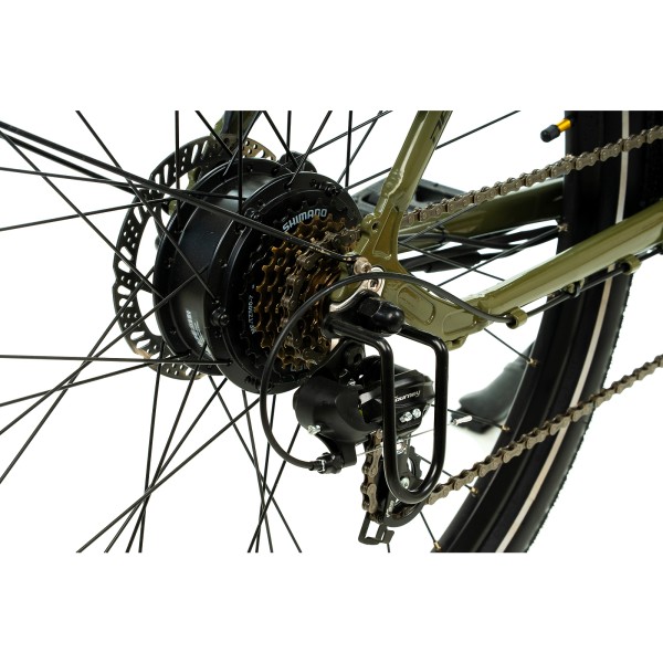 Bicicleta Electrica Devron 28426RM - 28 Inch, M, Verde