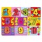 Puzzle din Lemn Educațional – Set 4 Bucăți pentru Copii 3-5 Ani – Cifre, Forme, Animale și Vehicule