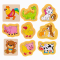 Set 8 Puzzle-uri din Lemn pentru Copii 3-5 Ani – Animale și Dinozauri, Joc Educativ