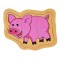 Set 8 Puzzle-uri din Lemn pentru Copii 3-5 Ani – Animale și Dinozauri, Joc Educativ