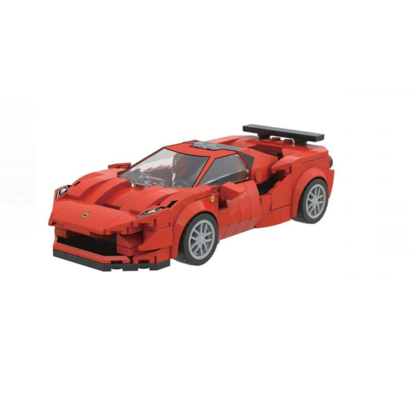 Set cuburi de construcție 272 piese Creative Blocks – mașină de curse roșie 15.5 cm, nivel dificultate 3/5, 6 ani+