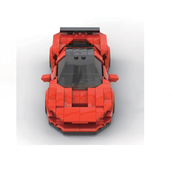 Set cuburi de construcție 272 piese Creative Blocks – mașină de curse roșie 15.5 cm, nivel dificultate 3/5, 6 ani+