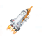 Cuburi construcție 570 piese Creative Blocks – lansator rachete, set complex cu 2 figurine, dificultate 4/5