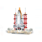 Cuburi construcție 570 piese Creative Blocks – lansator rachete, set complex cu 2 figurine, dificultate 4/5