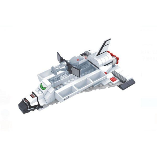 Cuburi construcție 570 piese Creative Blocks – lansator rachete, set complex cu 2 figurine, dificultate 4/5