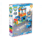 Set cuburi de construcție 48 piese – Stație de Poliție cu drum și vehicule, pentru copii 18+ luni