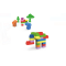 Set cuburi de construcție Bildo Blocks Deluxe – 100 piese multicolore, compatibile și educative, 3 ani+