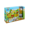 Set cuburi de construcție Grădina Zoologică – 51 piese cu figurine și elefant cu sunet, pentru copii 2 ani+