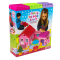 Set cuburi de construcție Casa Pink – 36 piese colorate, jucărie creativă pentru fetițe, 18+ luni