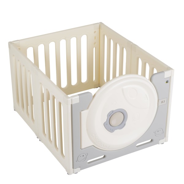 Țarc de Joacă Cubby Land cu Covoraș XPE și 50 Bile – Transformabil în Dulap, Moni Garden