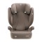Scaun Auto Copii Race Moni Cool beige, Fără ISOFIX, 100–150 cm R129 i-Size, Booster Detasabil, Tetieră Reglabilă
