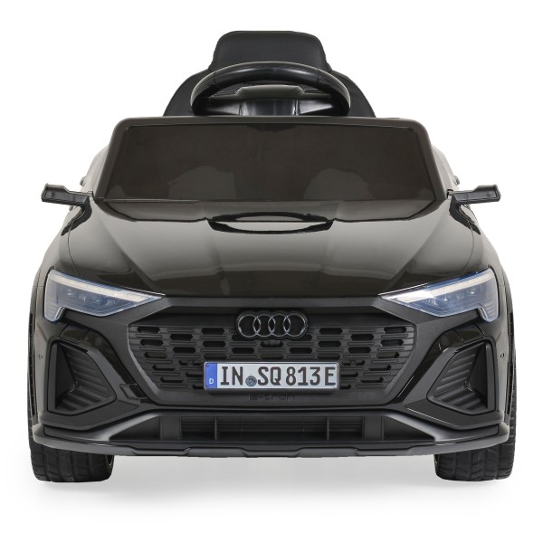 Masina Electrica Copii Audi SQ8 e-tron black 12V 7Ah, Telecomanda 2.4GHz, Bluetooth, Lumini LED, Roti EVA