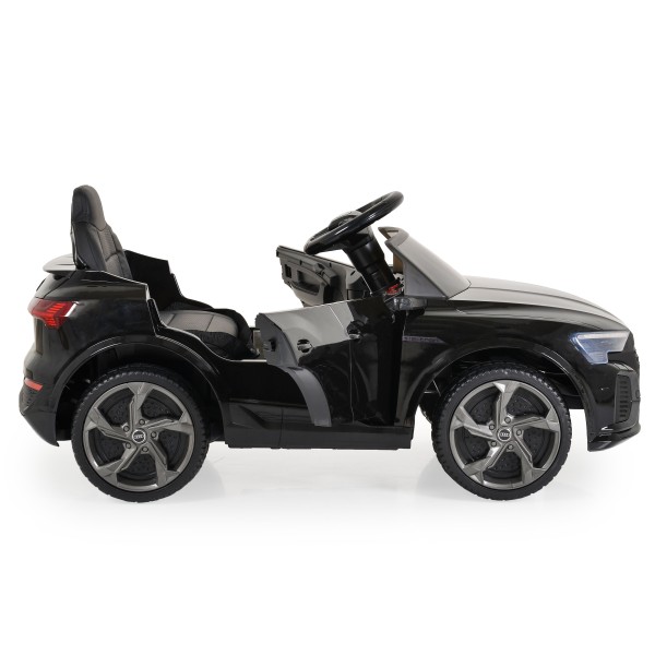 Masina Electrica Copii Audi SQ8 e-tron black 12V 7Ah, Telecomanda 2.4GHz, Bluetooth, Lumini LED, Roti EVA