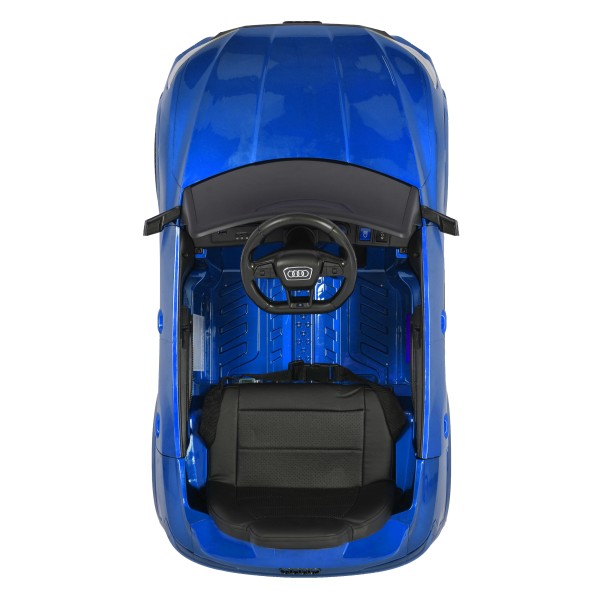 Masina Electrica Copii Audi SQ8 e-tron blue 12V 7Ah, Telecomanda 2.4GHz, Bluetooth, Lumini LED, Roti EVA