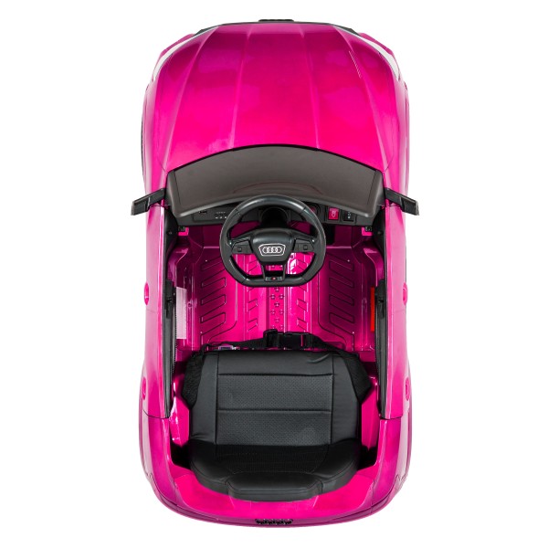 Masina Electrica Copii Audi SQ8 e-tron Pink 12V 7Ah, Telecomanda 2.4GHz, Bluetooth, Lumini LED, Roti EVA