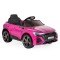 Masina Electrica Copii Audi SQ8 e-tron Pink 12V 7Ah, Telecomanda 2.4GHz, Bluetooth, Lumini LED, Roti EVA
