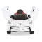 Masina Electrica Copii Moni Liberty white 12V 7Ah, 3 Viteze 3-8 km/h, Telecomanda 2.4GHz, Bluetooth, LED, Roti EVA