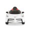 Masina Electrica Copii Moni Liberty white 12V 7Ah, 3 Viteze 3-8 km/h, Telecomanda 2.4GHz, Bluetooth, LED, Roti EVA
