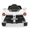 Masina Electrica Copii Moni Liberty white 12V 7Ah, 3 Viteze 3-8 km/h, Telecomanda 2.4GHz, Bluetooth, LED, Roti EVA