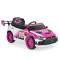 Masinuta electrica pentru copii cu Drifturi, Moni Rally Pink, patru motoare, lumini fata si spate, varsta minima 3 ani