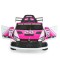 Masinuta electrica pentru copii cu Drifturi, Moni Rally Pink, patru motoare, lumini fata si spate, varsta minima 3 ani