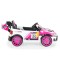 Masinuta electrica pentru copii cu Drifturi, Moni Rally Pink, patru motoare, lumini fata si spate, varsta minima 3 ani