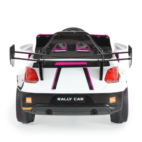 Masinuta electrica pentru copii cu Drifturi, Moni Rally Pink, patru motoare, lumini fata si spate, varsta minima 3 ani